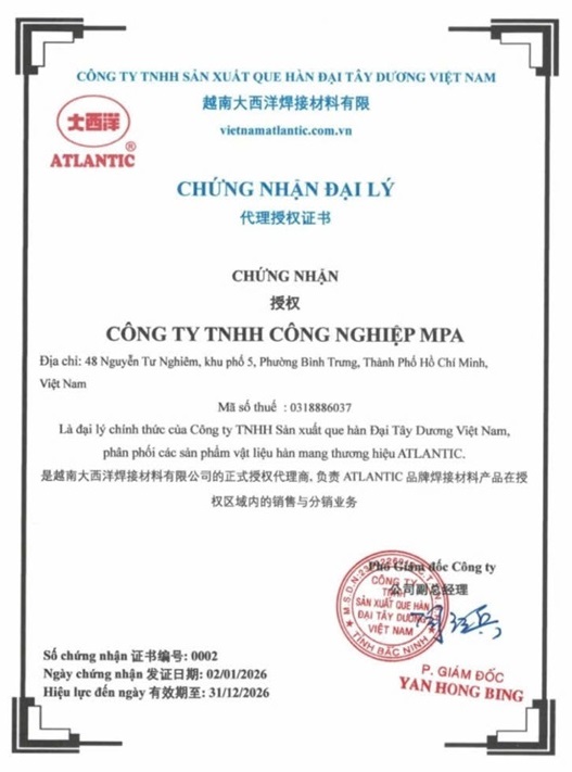 CÔNG TY TNHH CÔNG NGHIỆP MPA